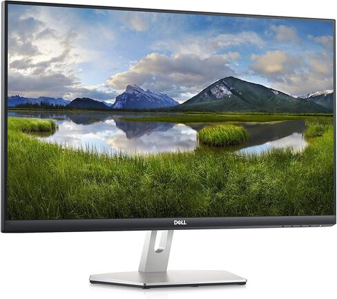ديل شاشة S3221QS منحنية 4K UHD، VA، شاشة بحواف رفيعة للغاية، تقنية AMD فري سينك، HDMI، منفذ عرض، مكبرات صوت مدمجة، معتمدة من فيسا، فضي in Kuwait