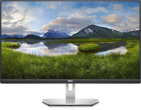 ديل شاشة S3221QS منحنية 4K UHD، VA، شاشة بحواف رفيعة للغاية، تقنية AMD فري سينك، HDMI، منفذ عرض، مكبرات صوت مدمجة، معتمدة من فيسا، فضي in Kuwait