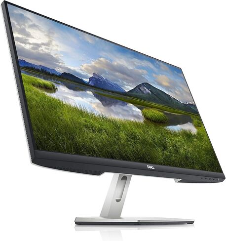 ديل شاشة S3221QS منحنية 4K UHD، VA، شاشة بحواف رفيعة للغاية، تقنية AMD فري سينك، HDMI، منفذ عرض، مكبرات صوت مدمجة، معتمدة من فيسا، فضي in Kuwait