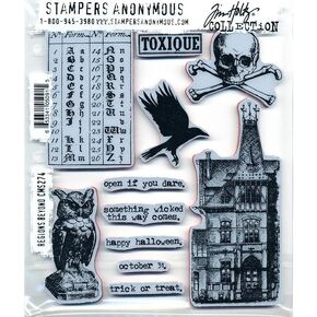 Stampers Anonymous CMS Set StampersA Cling Stamp THoltz Crazy Dogs، 24.6 × 18.9 × 0.5 سم، متعدد الألوان