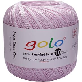 golo Crochet Thread Size 10 Multicolored Yarn for Crocheting D014 in Saudi Arabia