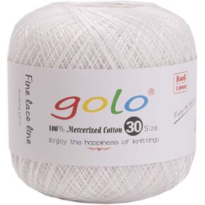 golo Crochet Yarns Size 30 for Hand Work Green Yarn 10-890 in Saudi Arabia