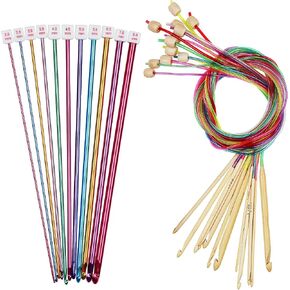 Coopay Crochet Hooks Set-Ergonomic Soft Grip Metal Crochet Needle (2mm-6mm) in Saudi Arabia