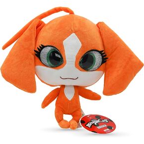 Miraculous Ladybug Super Soft Stuffed Toy with Resin Eyes, High Glitter and Gloss, and Detailed Stitching Finishes
