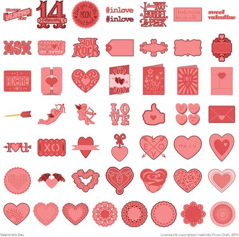 Cricut 2002576 Valentine's Day Cartridge in Saudi Arabia