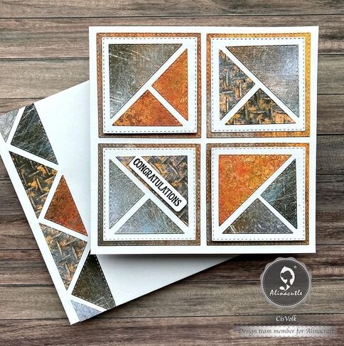 Alinacutle 2PC Bag Topper Dies Metal Cutting Die Cut for Scrapbooking Paper Craft Album Handmade Card Template in Saudi Arabia