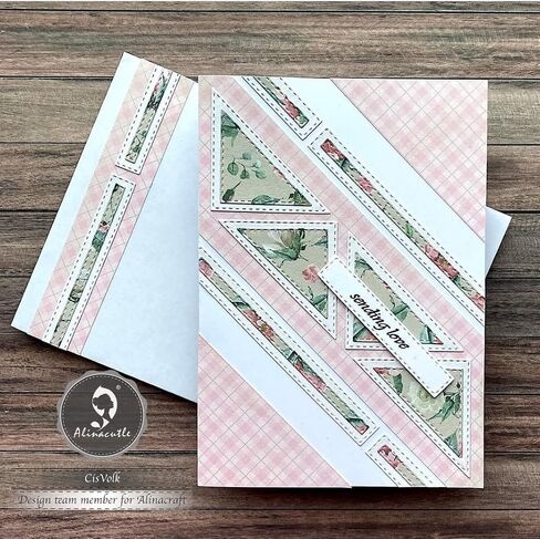 Alinacutle 2PC Bag Topper Dies Metal Cutting Die Cut for Scrapbooking Paper Craft Album Handmade Card Template in Saudi Arabia