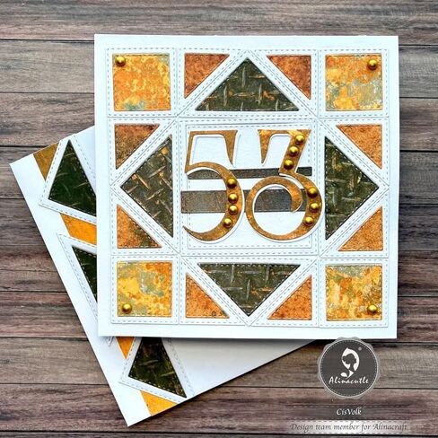 Alinacutle 2PC Bag Topper Dies Metal Cutting Die Cut for Scrapbooking Paper Craft Album Handmade Card Template in Saudi Arabia