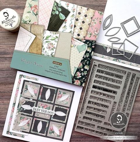 Alinacutle 2PC Bag Topper Dies Metal Cutting Die Cut for Scrapbooking Paper Craft Album Handmade Card Template in Saudi Arabia