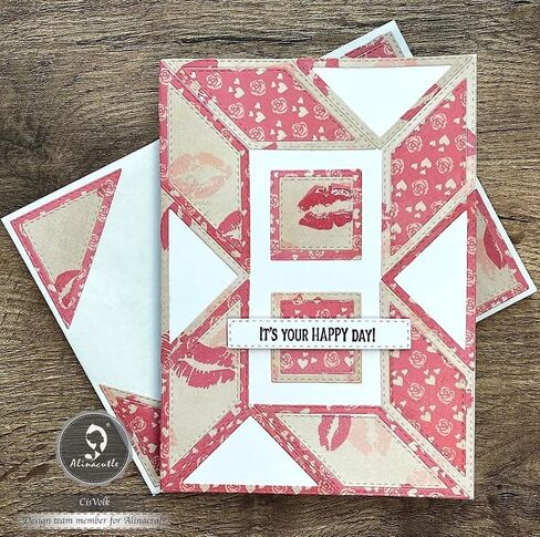 Alinacutle 2PC Bag Topper Dies Metal Cutting Die Cut for Scrapbooking Paper Craft Album Handmade Card Template in Saudi Arabia