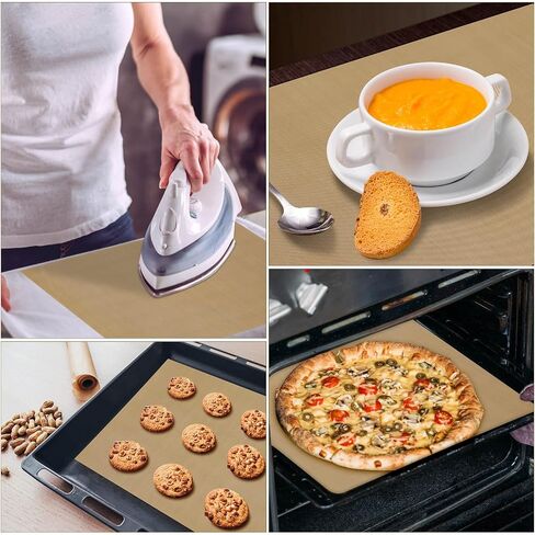 Selizo 10 Pack Teflon Sheet for Heat Press Transfer Sheet Non Stick 12''x16'' Heat Press Transfer Paper Heat Resistant Craft Mat in Saudi Arabia