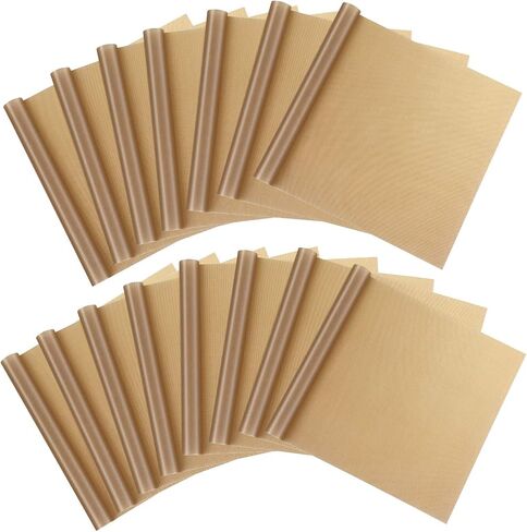 Selizo 10 Pack Teflon Sheet for Heat Press Transfer Sheet Non Stick 12''x16'' Heat Press Transfer Paper Heat Resistant Craft Mat in Saudi Arabia