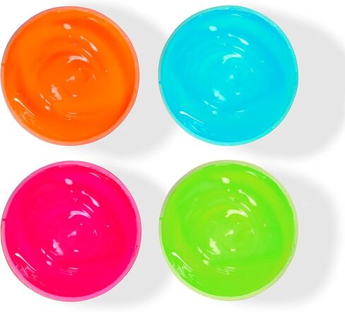 Speedball Fabric Screen Printing Ink Set, 4oz Fluorescent Colors: Hot Pink, Lime Green, Orange & Blue in Saudi Arabia