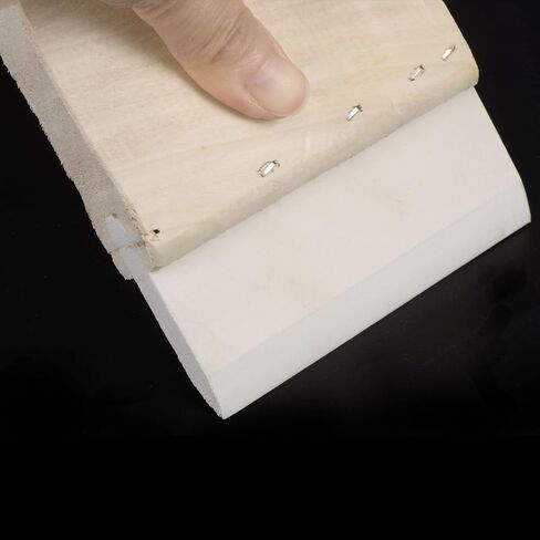 Screen Printing Squeegee 2 Inch 65 Durometer Rubber Blade Wooden Handle Ink Scraper for Screen Printing Fabric Printmaking in Saudi Arabia