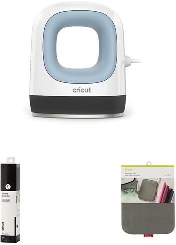 مكبس حراري صغير EasyPress من Cricut للضغط على الأشياء الصغيرة مثل الأحذية والحيوانات المحشوة والقبعات والمزيد، 3 إعدادات للحرارة وطرف دقيق، لوح تسخين مطلي بالسيراميك، صغير الحجم وخفيف الوزن، توت العليق in Saudi Arabia