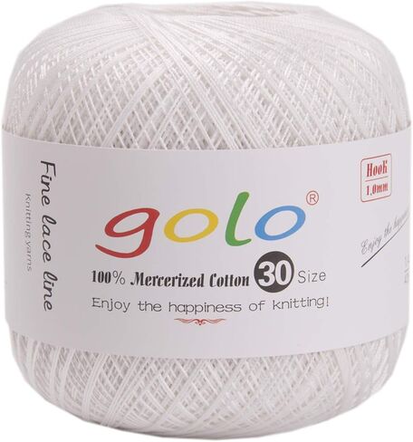 golo Crochet Yarns Size 30 for Hand Work Green Yarn 10-890 in Saudi Arabia