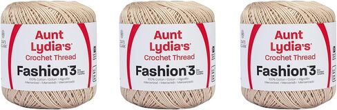 Coats Crochet - 182.0006 Fashion Crochet Thread, 3, Scarlet in Kuwait