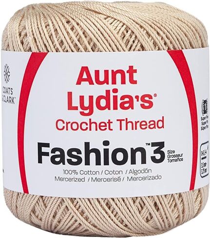 Coats Crochet - 182.0006 Fashion Crochet Thread, 3, Scarlet in Kuwait