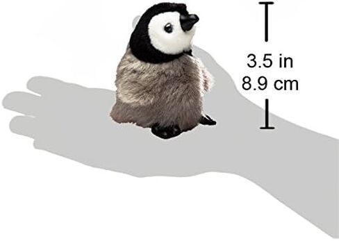 Folkmanis Mini Emperor Penguin Baby Finger Puppet Gray-blue, 1 EA in Saudi Arabia