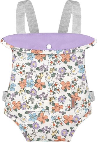 GAGAKU Baby Doll Carrier for Little Girls, Reborn Doll Accessories for Toddlers 3+ Years Old, Kids Toy Baby Dolls Carrier - Pink - Helleborus in Saudi Arabia