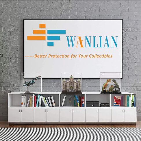 Self-Assembly Acrylic Display Case,Deluxe Dustproof Showcase,Cube Countertop Box for Pop Figures Collectibles Toys,Need Remove The Protective Film (10x4x5.7 inch; 25x10x14.5cm) in Kuwait
