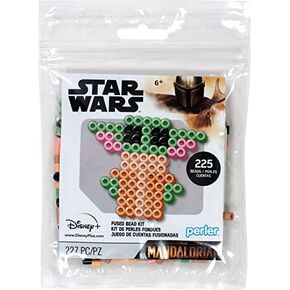 Perler 80-63090 The Mandalorian Baby Yoda Star Wars Fuse Bead Blister Kit, 1000pcs