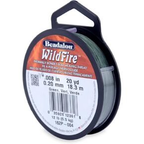 Beadalon Wildfire، .006 بوصة، 0.15 مم، قوة الكسر 10 رطل / 4.5 كجم، رمادي، 50 ياردة / 45 م in Kuwait