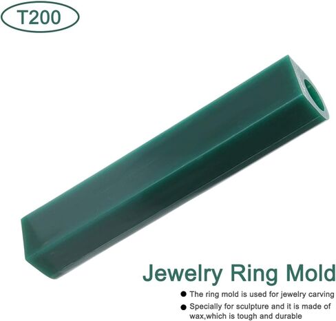 أداة خاتم المجوهرات أنبوب الشمع الأخضر النحت، أنبوب ثقب الشمع والمجوهرات نحت حلقة الشمع الصب العفن نحت الشمع الدائري أنبوب الشمع لنحت الشمع الدائري لصنع الخواتم قالب أنبوب الشمع الدائري (T150) in Kuwait