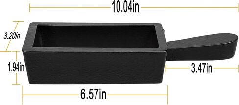 100 oz Troy Ounce Gold Bar Loaf Cast Iron Ingot Mold Perfect for Custom Smelting Pouring Melting Casting Refining Gold Silver Copper Aluminum Brass Precious Metals in Kuwait