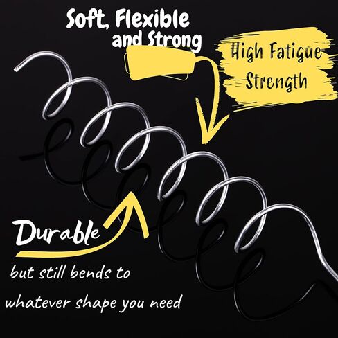 Mr. Pen- Aluminum Wire, 1.5 mm, 32.5 Feet, 1 Roll, Craft Wire, Metal Wire, Armature Wire, Crafting Wire, Bendable Wire, Wire for Crafts, Sculpting Wire, Doll Armature, Flexible Wire, Modeling Wire in Saudi Arabia