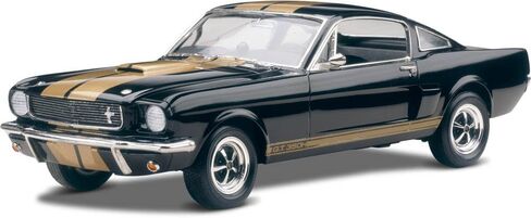 ريفيل مجموعة نموذج سيارة شيلبي موستانج GT350H 85-2482 '66 بمقياس 1:24 من 91 قطعة مستوى المهارة 4، نموذج بلاستيكي لبناء السيارات، اسود in Saudi Arabia