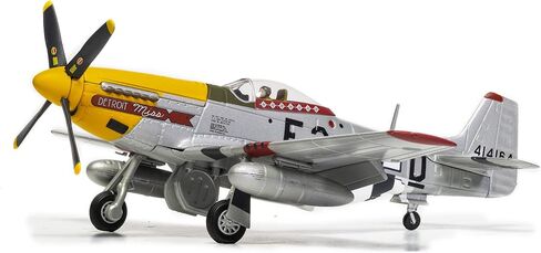 كورجي AA27707 Aviation Archive - أمريكا الشمالية P51D موستانج "ديترويت ميس". طائرة عسكرية، فضي in Saudi Arabia