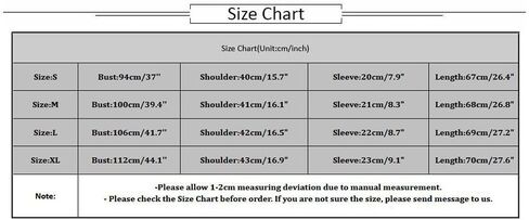 بلوزة JFLYOU نسائية فضفاضة بأكمام قصيرة ورقبة على شكل حرف V وحاشية غير منتظمة كاجوال (أسود، L) in Kuwait