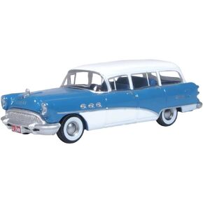 Century Estate Wagon Ranier Blue and Arctic White 1/87 (HO) Scale Diecast Model Car by Oxford Diecast 87BCE54001 in Saudi Arabia