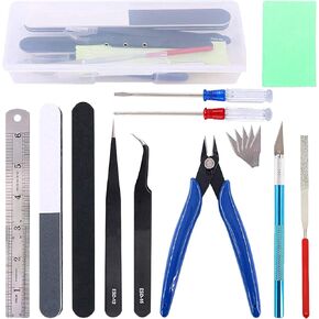 Alfykym 14 قطعة أدوات جاندام مجموعة أدوات Gunpla مجموعة أدوات Gundam نموذج أدوات Gundam Modeler Tools Bandai Tool Kit Gundam مجموعة أدوات أساسية لبناء هواية نموذج السيارة الطائرة in Kuwait
