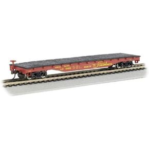 Bachmann Trains 17303 52' Flat Car - Union Pacific #59486 - HO Scale, Prototypical Colors in Saudi Arabia