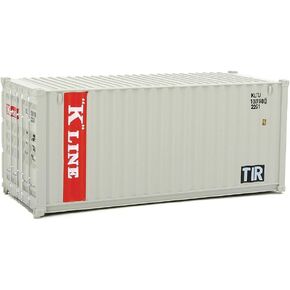 HO Scale Model of Hapag Lloyd (Orange, Blue) 20' Corrugated Container,949-8055