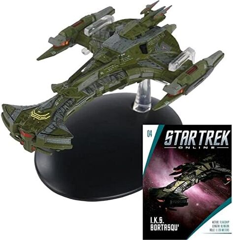 Hero Collector Eaglemoss Bortasqu'-Class Klingon Flagship | Star Trek Online Starship Collection | Model Replica in Saudi Arabia