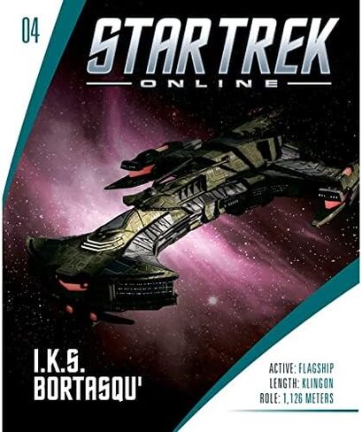 Hero Collector Eaglemoss Bortasqu'-Class Klingon Flagship | Star Trek Online Starship Collection | Model Replica in Saudi Arabia