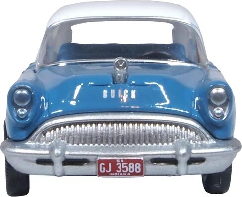 Century Estate Wagon Ranier Blue and Arctic White 1/87 (HO) Scale Diecast Model Car by Oxford Diecast 87BCE54001 in Saudi Arabia