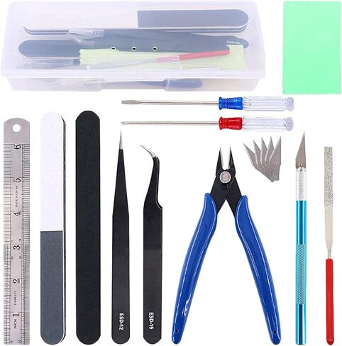 Alfykym 14 قطعة أدوات جاندام مجموعة أدوات Gunpla مجموعة أدوات Gundam نموذج أدوات Gundam Modeler Tools Bandai Tool Kit Gundam مجموعة أدوات أساسية لبناء هواية نموذج السيارة الطائرة in Kuwait