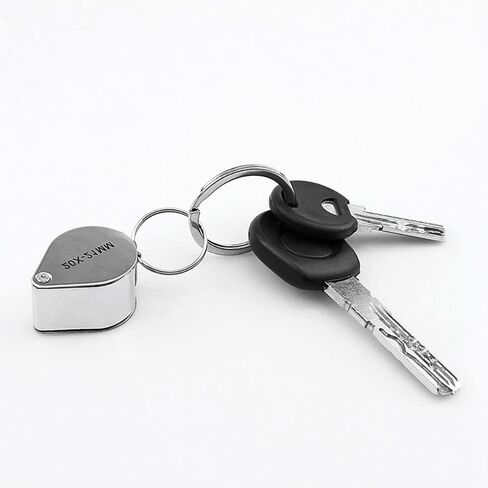 Mini Folding Magnifier 20x 21mm Jewelers Eye Magnifying Glass Magnifier Pocket Handheld Tools Portable Magnifying Glass in Kuwait