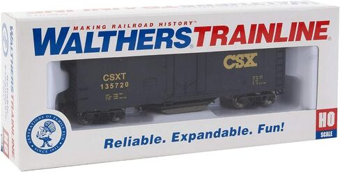 Walthers Trainline 40' Plug-Door Track Cleaning Boxcar-Ready to Run-Pennsylvania Railroad 931-1483 HO Scale Model Railroad - Freight Model in Kuwait