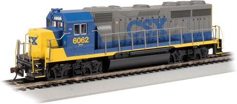 Bachmann Trains - EMD GP40 - DCC Equipped Diesel Locomotive - CSX® #6062 (Bright Future) - HO Scale in Saudi Arabia