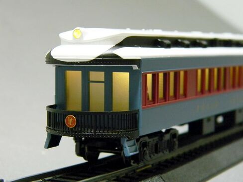 HO Scale Lighted Observation Passenger CAR HO Gauge in Saudi Arabia