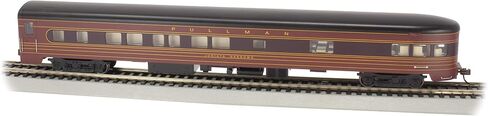Bachmann Trains - 85' Smooth-Side Observation Car with Lighted Interior - PRR - Fleet of Modernism Juniata Narrows - HO Scale, Silver in Saudi Arabia
