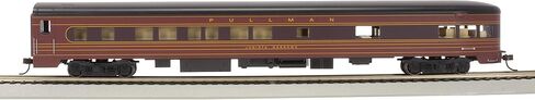 Bachmann Trains - 85' Smooth-Side Observation Car with Lighted Interior - PRR - Fleet of Modernism Juniata Narrows - HO Scale, Silver in Saudi Arabia