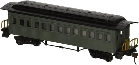Bachmann Industries 1860 - 1880 سيارات الركاب - حافلة - مطلية باللون الأخضر غير المحرف (مقياس HO)، الأخضر، الفضي in Saudi Arabia