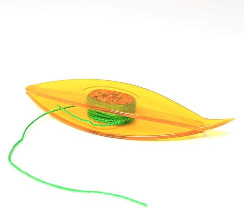 PZRT Plastic Tatting Shuttle Hand Art Manual Tool for DIY Lace Making Tatting Sewing Accessories, Amber in Saudi Arabia