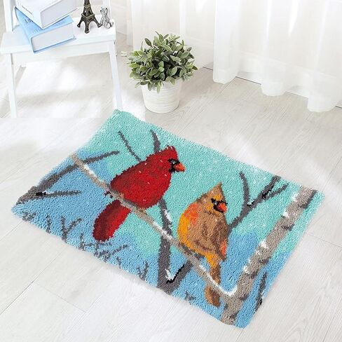 ZFFLYH Latch Hook Kits, Latch Hook Rug Kit for Adults Beginner Halloween Hat Latch Hook Kits with Printed Canvas 52X38cm/20.5 Inch X15 Inch in Saudi Arabia